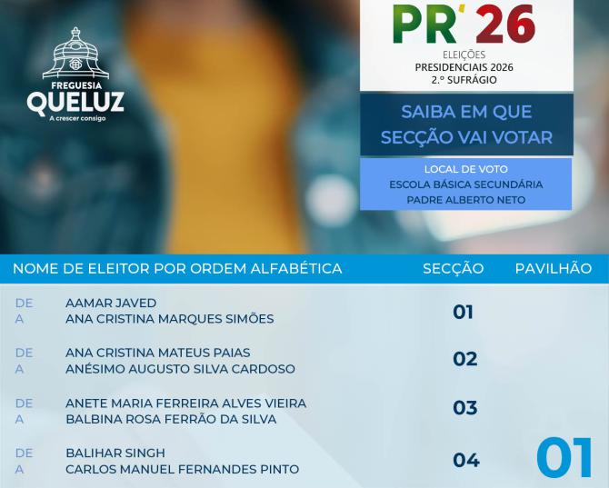 Saiba onde vai votar