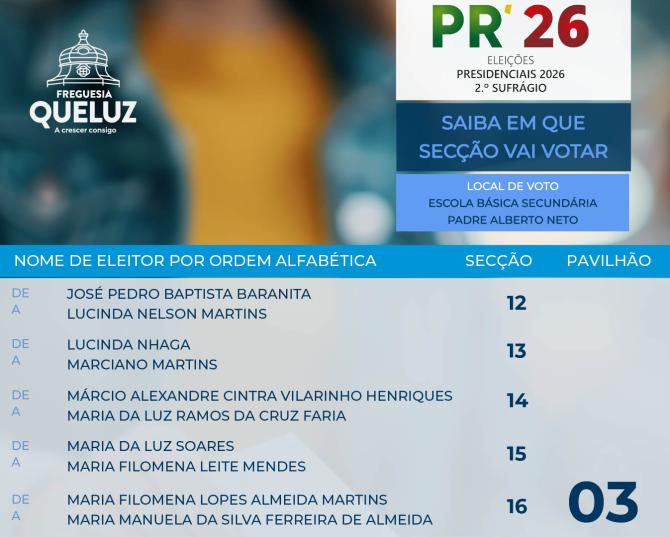 Saiba onde vai votar