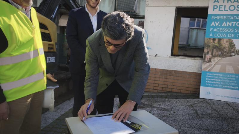 Inicio da obra de requalificação da Avenida António Enes