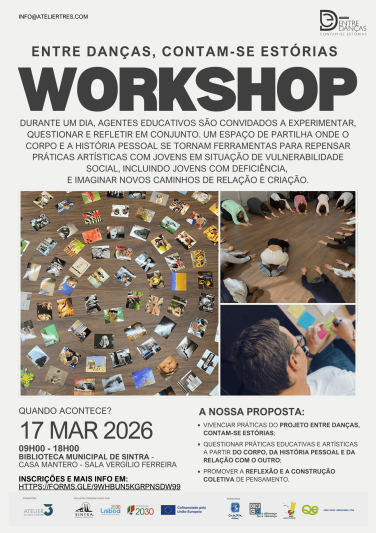 Workshop - Entre Danças, Contam-se Estórias