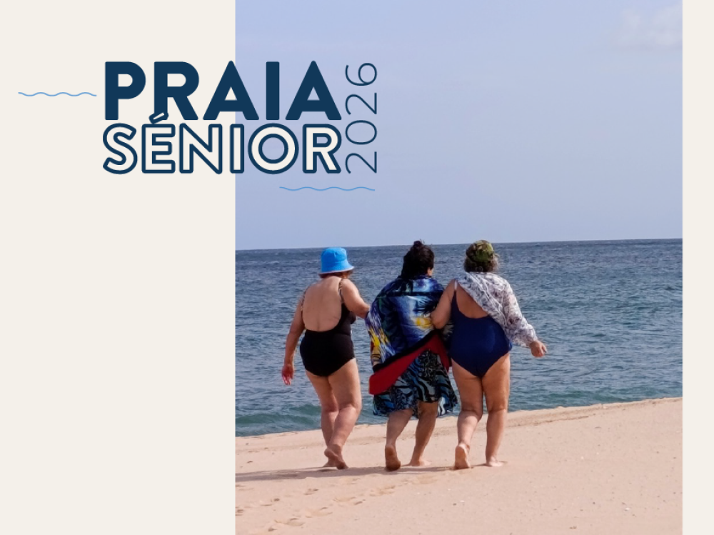 Praia Sénior 2026: inscrições abertas para manhãs de praia e convívio Praia Sénior 2026: inscrições abertas para manhãs de praia e convívio