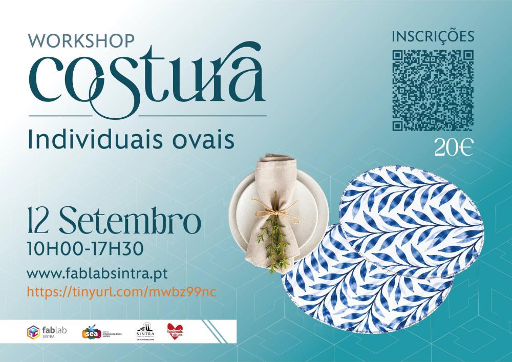 Workshop de Costura Criativa | Individuais Ovais