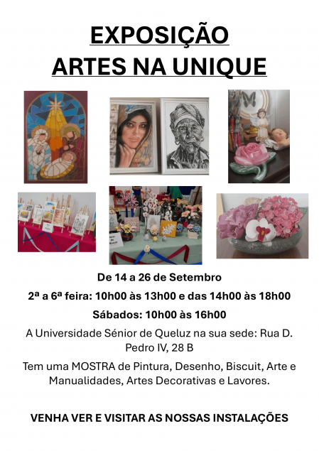 Exposição “Artes na Unique”