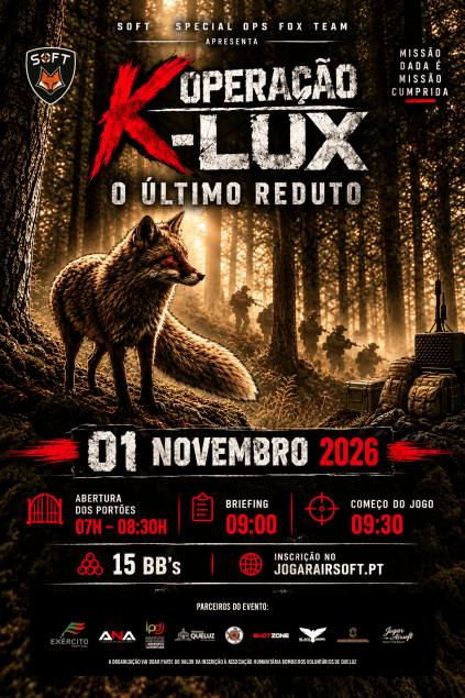 Operação K-LUX: um jogo por uma causa maior! Operação K-LUX: um jogo por uma causa maior!