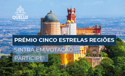 Sintra nomeada para o Prémio Cinco Estrelas Regiões 2026 - Vote até 23 de fevereiro